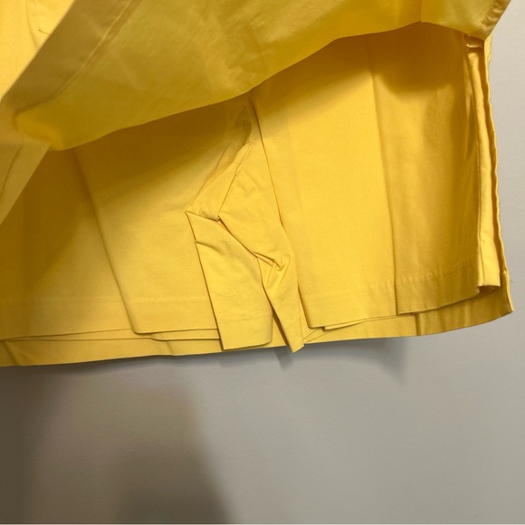 IZOD Yellow With White Trim Athletic Shorts Skorts With Shorts Size 8 Stretch - Picture 4 of 7